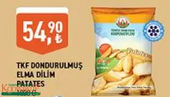 TKF DONDURULMUŞ ELMA DİLİM PATATES 1000 G